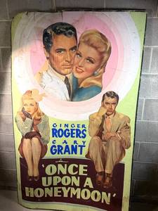 Once Upon a Honeymoon Vintage Movie Poster