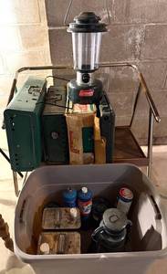 Coleman Camping Lanterns, Stoves & Fuel Mixed Lot