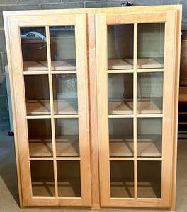Wooden Curio Cabinet - New