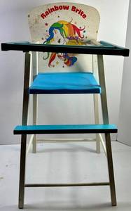Vintage Rainbow Brite High Chair