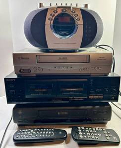 Sony Emerson Ge Stereo & Video Component Mixed Lot