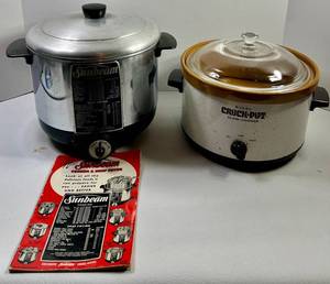 Sunbeam Deep Fryer & Rival Crock-Pot Slow Cookers Mixed Lot