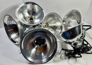 Metal Heat Lamps (Lot of 6)