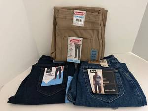 Coleman, Lee & Denim Pants Mixed Lot - New With Tags
