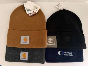 Carhartt, Timberland & United Rentals Beanie Hat Mixed Lot of 4