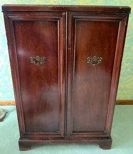Wood Two-Door Cabinet