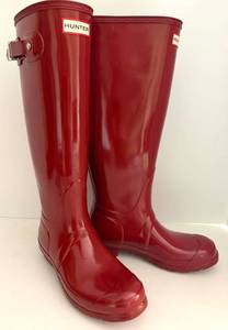 Hunter Red Rain Boots
