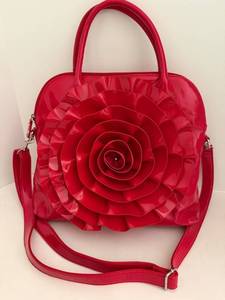 Big Buddha Santa Barbara Red Floral Handbag
