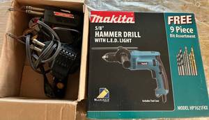 Makita Hammer Drill & Weller Soldering Guns Mixed Lot