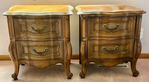 Vintage French Provincial Nightstands (Lot of 2)