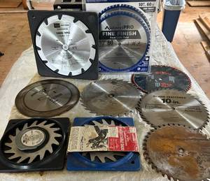 Mixed Lot Craftsman, Avanti Pro, Bosch & Sears Craftsman Saw Blades