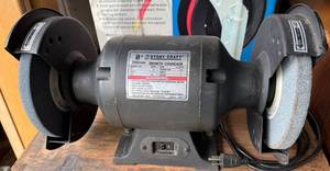 Stony Craft Hg8a Bench Grinder With Wheels & Manual