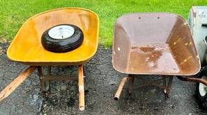 Wheelbarrows With New Tire (Lot of 2)