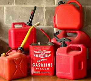 Assorted Gas Cans (Lot of 7)