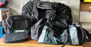 3 Duffle Bags Mixed Lot including Champion and Standard Process