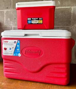 Igloo & Coleman Cooler Mixed Lot