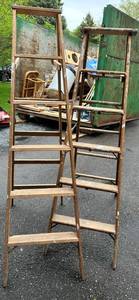 Wooden Step Ladders (Lot of 2)