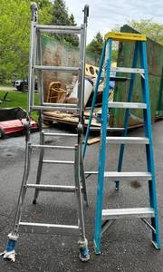 Werner & Flex-O-Ladder Ii Aluminum Ladders (Lot of 2)