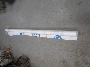 Partial Roll of House Wrap