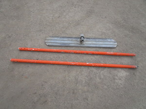 Concrete Bull Float & Handles 8x48