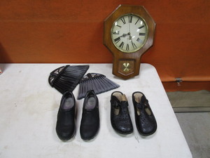 Clock, Broom Heads, Womens Shoes size 37 & 38