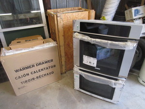 (New) Electrolux Double Oven, Cooktop, Warming Drawer