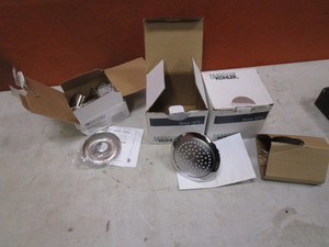 (2) Kohler 6 Shower Heads (1) Delta Shower Control