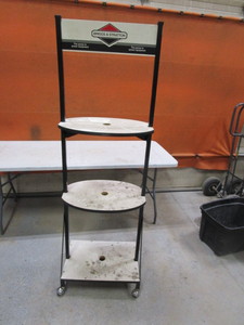 Briggs & Stratton Rolling Display Rack 22x16x70