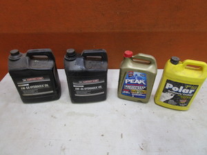 Approx. 3gal Hydraulic Fluid & 1 12gal Antifreeze
