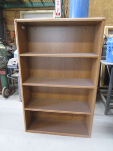 Wood Bookshelf 36x13x57
