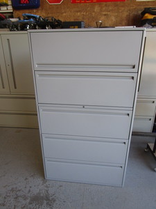 5 Drawer Lateral File Cabinet wpull out shelf 36x18X63