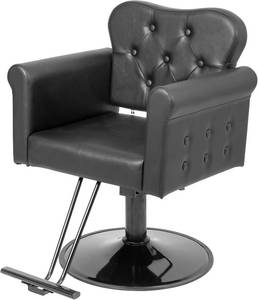 $219 OmySalon Hair Salon Chair for Stylist, Hydraulic Barber Chair 360  Swivel, All Black