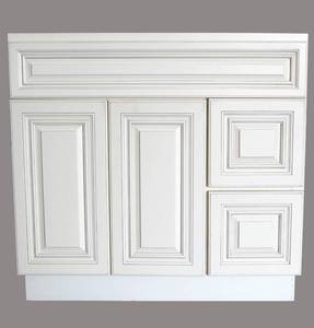 $310 New Antique White Single sink Bathroom Vanity Base Cabinet 36 Wide x 21 Deep AW -V3621D