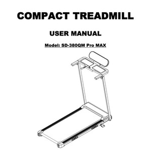 $189 Brand new compact treadmill SD-380QM Pro MAX, sealed in original packaging with manual