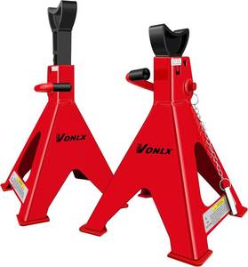 Car Jack Stands 6 Ton Adjustable Auto Floor Jack Stands, Double Locking, Base, 13,200 lb, 2 Pack