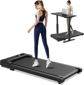 Walking Pad Treadmill for Home   Portable Mini Walking Machine, Slim, Adjustable Speed Remote