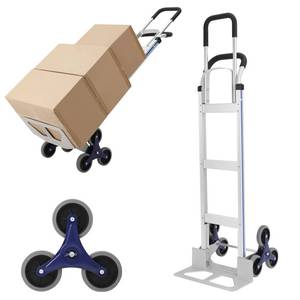 $167 Garvee Hand Truck 650 Lb Capacity, Strong & Lightweight Construction, Triangle Wheel Climber