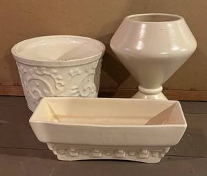 BS - Vintage Haeger Pottery Vase & Planters