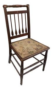 BS - Vintage Eastlake Style Dining Chair 36 Tall