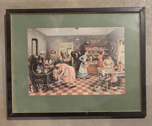 BS - Thanksgiving Framed Print by Doris Lee