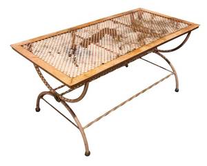 BS - Vintage Metal Patio Table