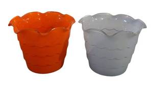 BS - Two Vintage Fire-King Anchor Hocking Vases