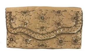 BS - Classy Vintage Beaded Clutch Handbag