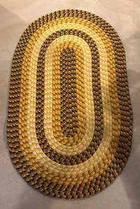 BS - Vintage Braided Oval Rug