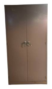 LL - Vintage Metal Storage Cabinet