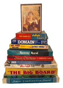 BS - Vintage Board Game Mixed Lot