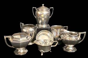DR - Vintage Silverplate Sugar & Creamer Assortment (Lot of 6)