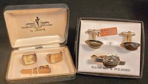 DR - Swank & Agate Cuff Links Original Boxes Mixed Lot