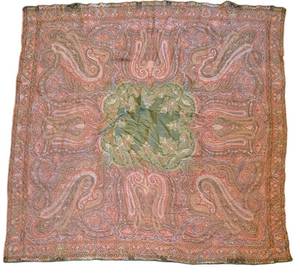 LR - Vintage Persian-Style Paisley Pattern Textile