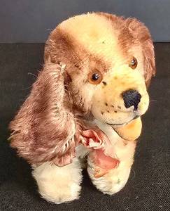 DR - Steiff Cockie Vintage Cocker Spaniel Mohair Plush - 1951-1958